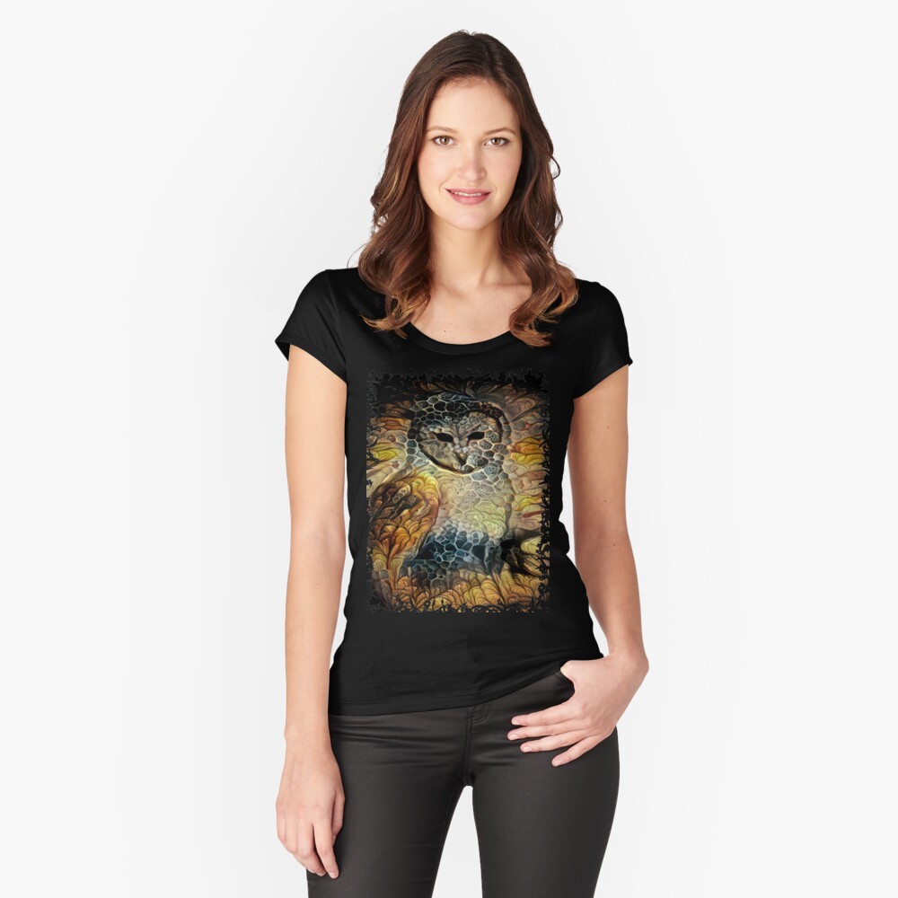 Item preview, Fitted Scoop T-Shirt designed and sold by Watermelon-Wolf.