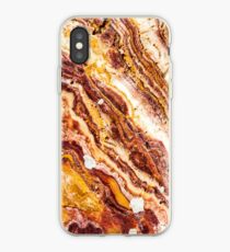 Abstract texture of a marble rock - photography iPhone Case