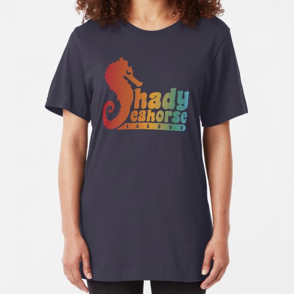 Shady Seahorse Lagoon Slim Fit T-Shirt