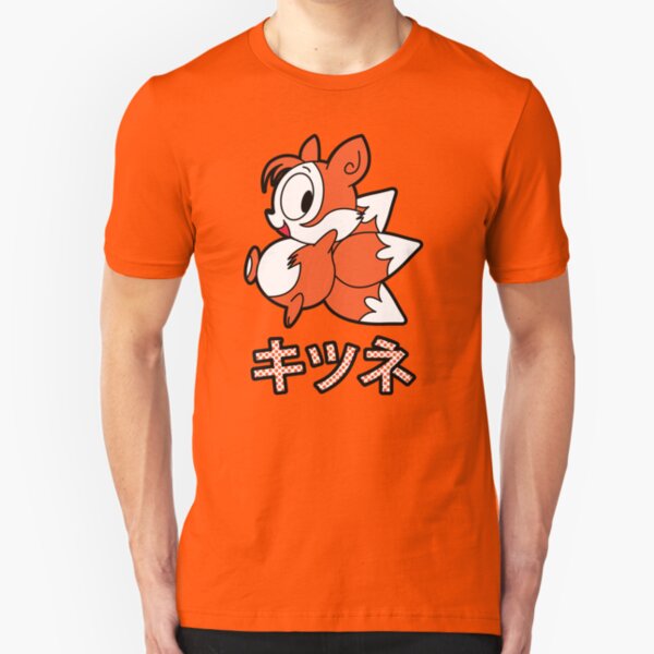 Kitsune Katakana Slim Fit T-Shirt