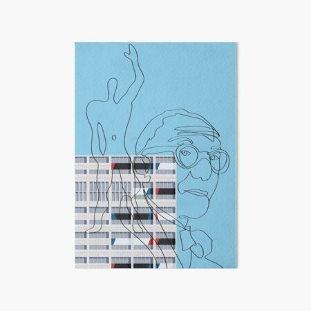 Le Corbusier Facade S03-5 Art Board Print
