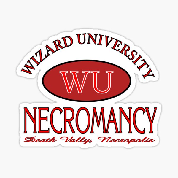 Wizard University - Necromancy Sticker