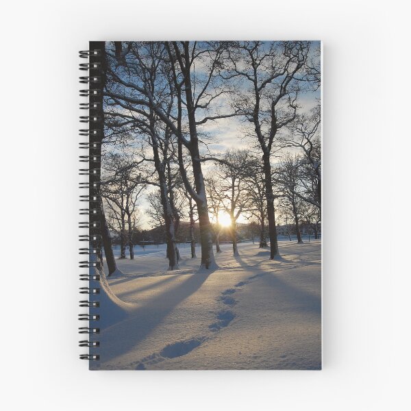 Item preview, Footsteps in the Snow in Victoria Park Peebles, Scottish Borders designed and sold by rosie320d.