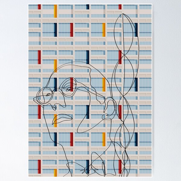 Item preview, Le Corbusier Facade S03-6 designed and sold by etmeusmoi.