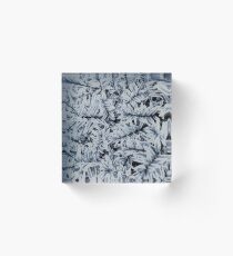 Pixels #1 artic blue Acrylic Block