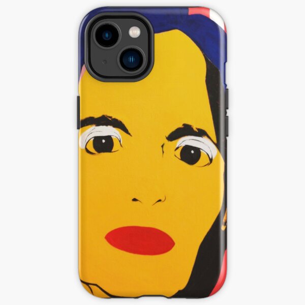 Retrato de mujer POP-ART Funda resistente para iPhone