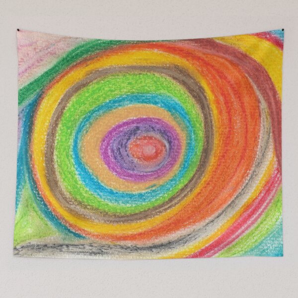 Aperçu de l'œuvre Dans l'oeil de l'orage en couleur créée et vendue par pASob-dESIGN.
