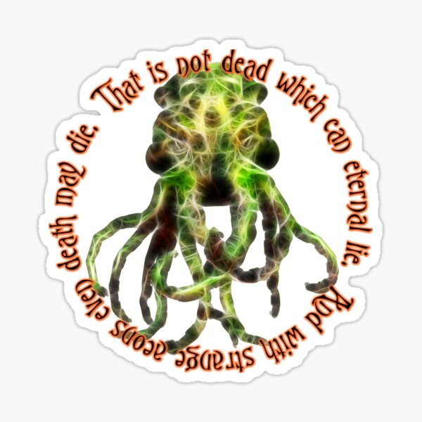 Cthulhu - That is not dead Sticker