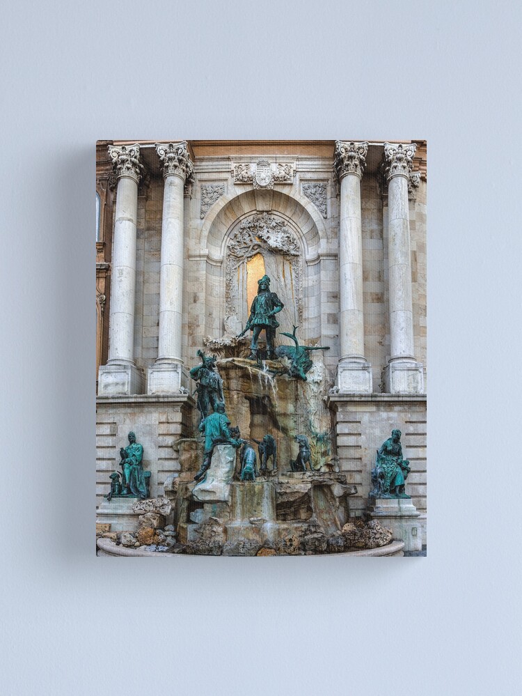 Thumbnail 1 of 3, Canvas Print, Matthias Fountain designed and sold by darren-j-mcleod.
