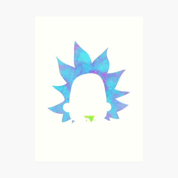 "Rick Sanchez silhouette " Art Print by DivasaurDesigns | Redbubble