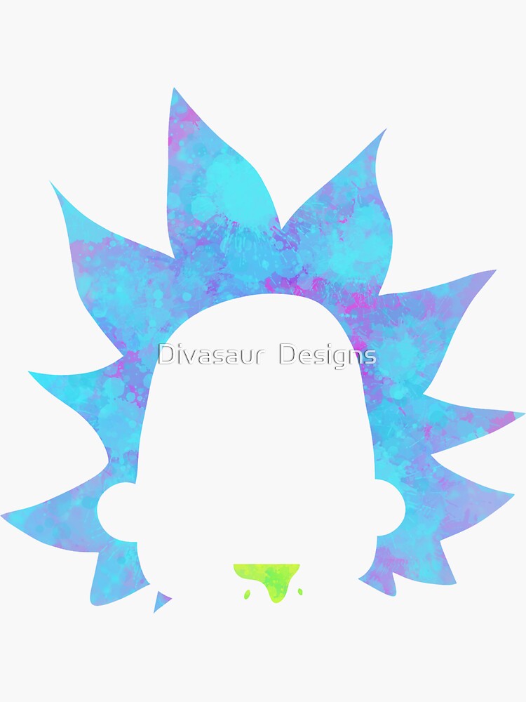 Rick Sanchez silhouette by DivasaurDesigns