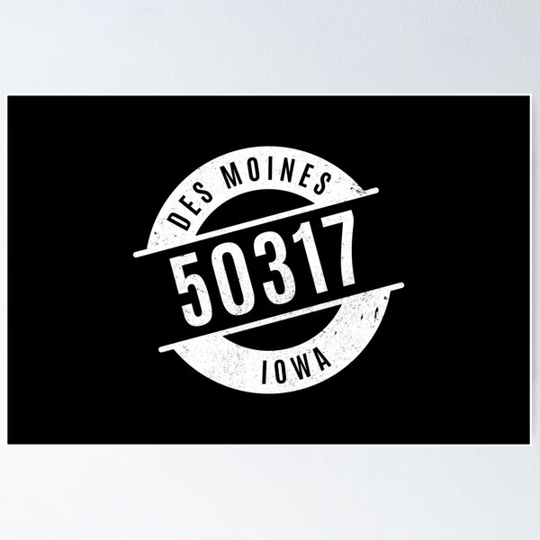 Item preview, Des Moines Iowa 50317 Zip Code designed and sold by creativecurly.