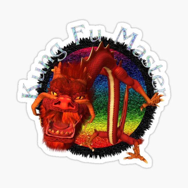 Kung Fu Master Sticker