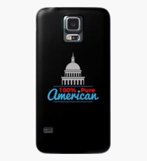 100% Pure American Proud Artwork USA Citizen Gift Case/Skin for Samsung Galaxy