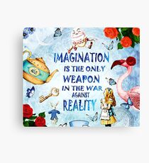 Alice in Wonderland - Imagination Canvas Print