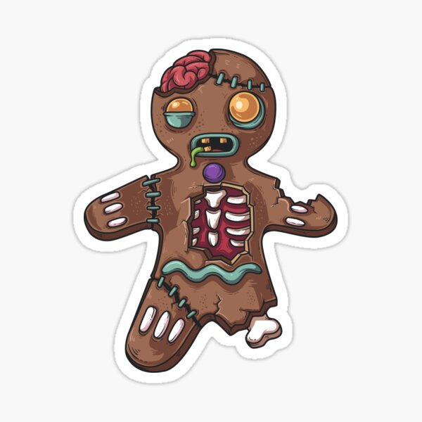 Item preview, Zombie Gingerbread Man Funny Christmas Holiday Gift designed and sold by B-Cubed-Shirts.