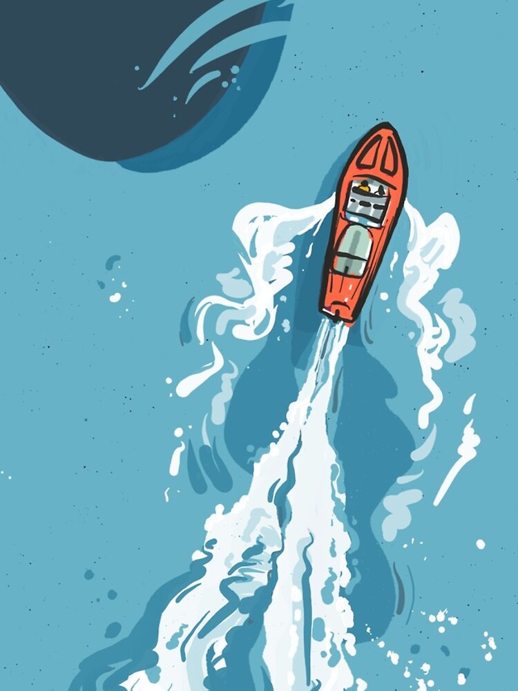 Imagen 5 de 5, Funda de iPhone con la obra Lancha motora | Barco a motor | Covo Studio, diseñada y vendida por CovoStudio.