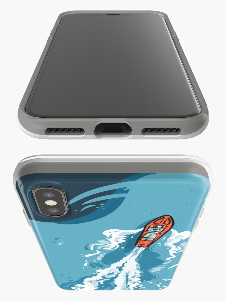 Imagen 3 de 5, Funda de iPhone con la obra Lancha motora | Barco a motor | Covo Studio, diseñada y vendida por CovoStudio.