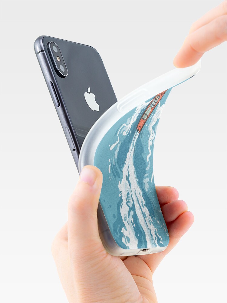 Imagen 4 de 5, Funda de iPhone con la obra Lancha motora | Barco a motor | Covo Studio, diseñada y vendida por CovoStudio.