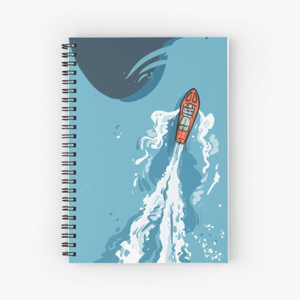 Lancha motora | Barco a motor | Covo Studio Cuaderno de espiral
