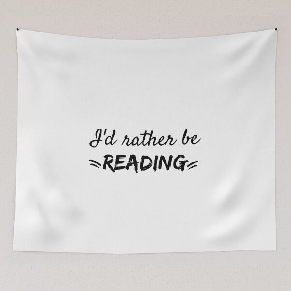 Item preview, I Would Rather Be Reading designed and sold by Fairytale Farmer.