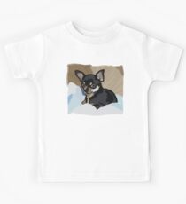 Chihuahua in Blankets Kids Tee