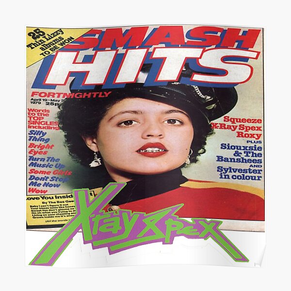 "X RAY SPEX vs SMASH HITS" Poster for Sale by punkgirl321 Redbubble