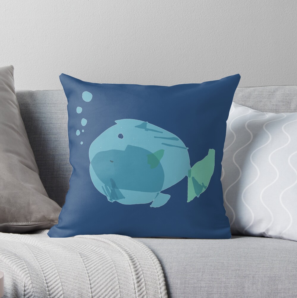 Dibujo de peces | Pez bebe | Covo Studio Cojín