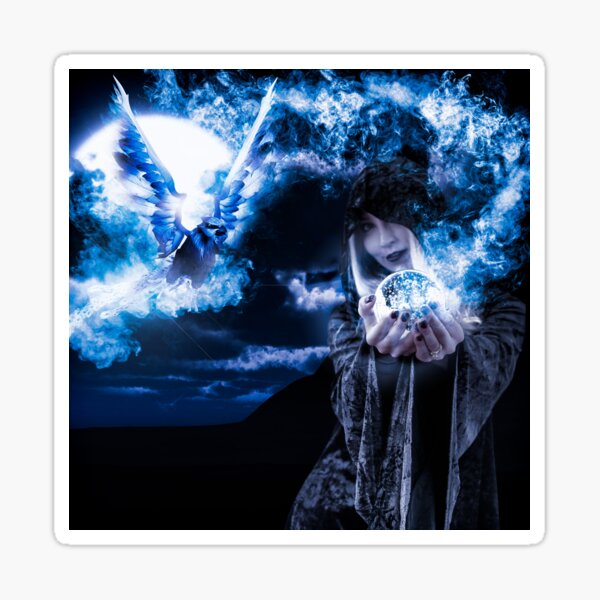 Summoning an Ice Phoenix Sticker