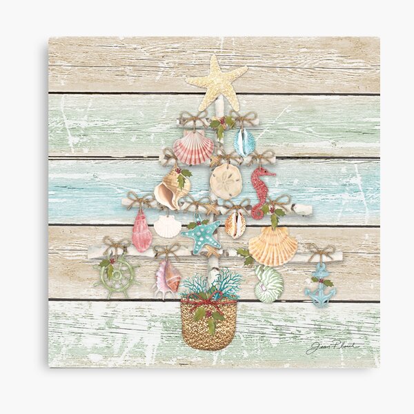Coastal Christmas A Canvas Print