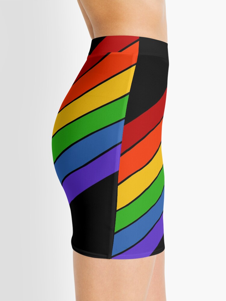 LGBT Gay Pride Rainbow Striped Skater Skirt – Prideboxco
