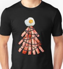 Bacon Tree With An Egg On Top Funny Christmas Gift Unisex T-Shirt