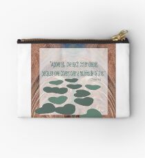 Above All Love Each Other Deeply by Cecile Grace Charles Studio Pouch