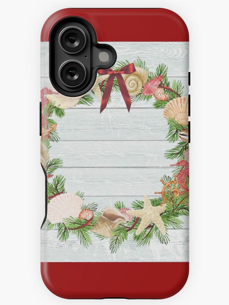 Thumbnail 1 von 4, iPhone-Hülle, Küstenweihnachten D designt und verkauft von Jeanplout.