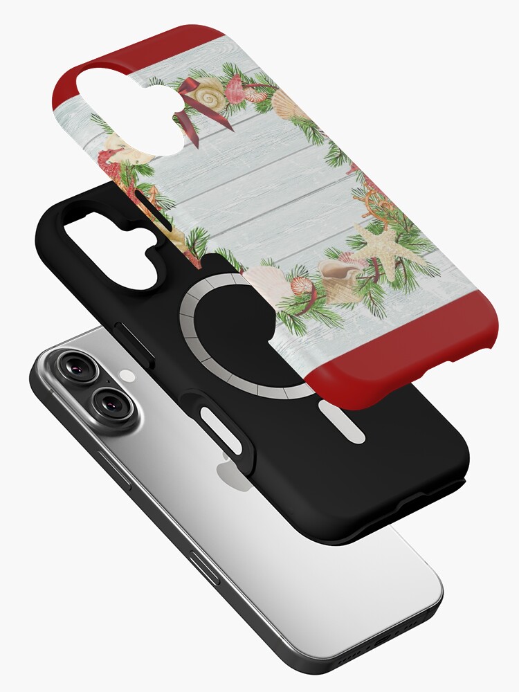 Thumbnail 2 von 4, iPhone-Hülle, Küstenweihnachten D designt und verkauft von Jeanplout.