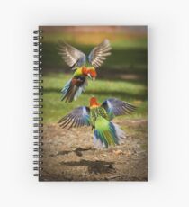 Colourful Argument - Sandy Bay, Tasmania Spiral Notebook