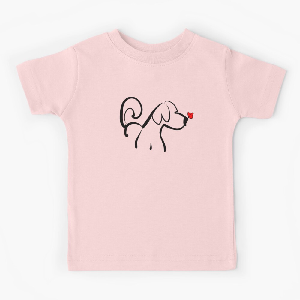 Kids T-shirts “Color Dog” with Textile Markers on