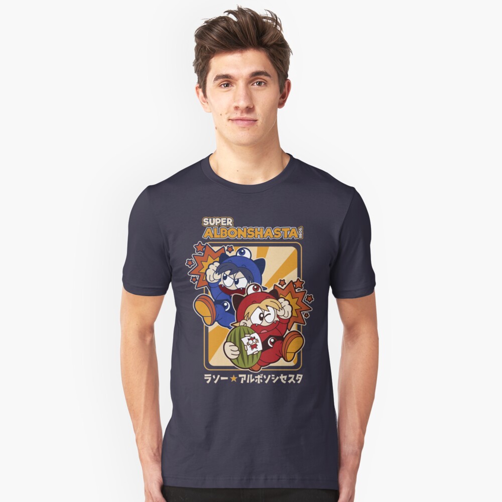 Super Albonshasta Bros. Slim Fit T-Shirt