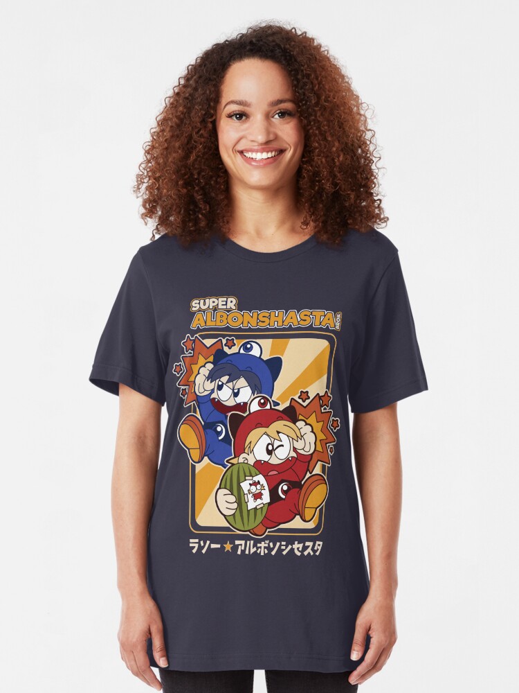 Alternate view of Super Albonshasta Bros. Slim Fit T-Shirt