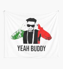 Dj Pauly D Yeah Buddy Italian Flag Wall Tapestry