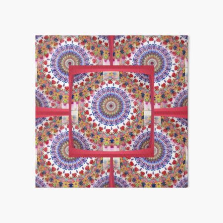 Style Old Colored Lace Fall Into Winter Design at Green Bee Mee Art Board Print
