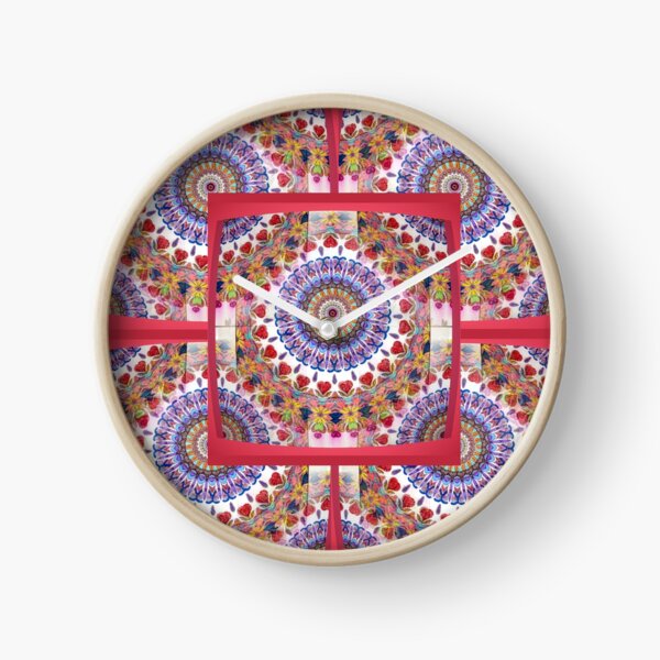 Style Old Colored Lace Fall Into Winter Design at Green Bee Mee Clock