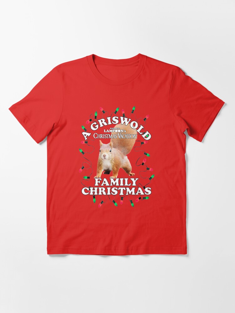 christmas squirrel t shirt