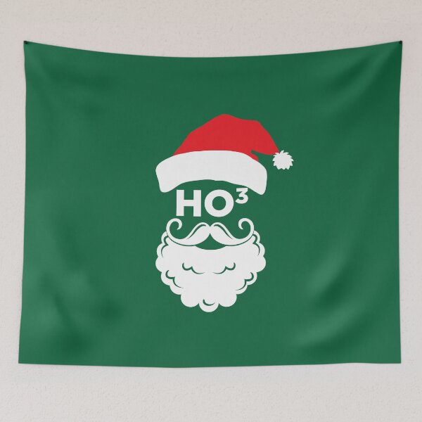 Item preview, Ho Ho Ho funny Santa Ho cubed geek Christmas holiday t-shirt designed and sold by e2productions.