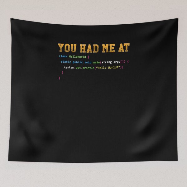 Item preview, Funny You Had Me At HelloWorld Programming Programmer Shirt designed and sold by LookTwice.