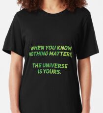 Rick and Morty Slim Fit T-Shirt