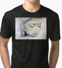 White Tara Tri-blend T-Shirt