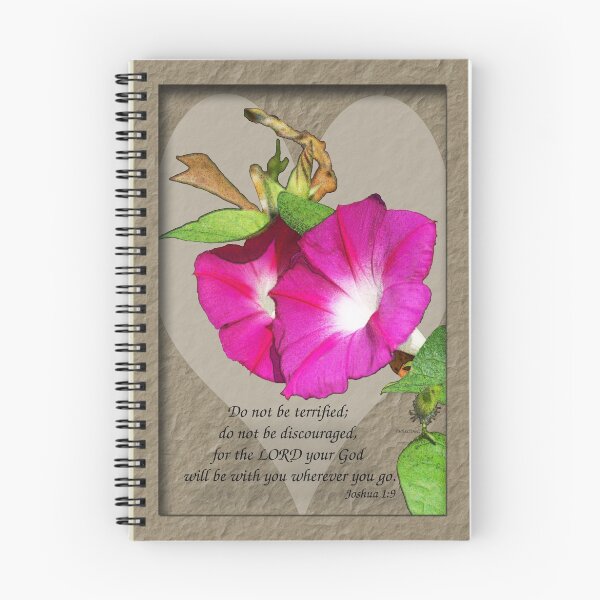 Item preview, Joshua 1:9 - Morning Glory and Heart designed and sold by DwCCreations.