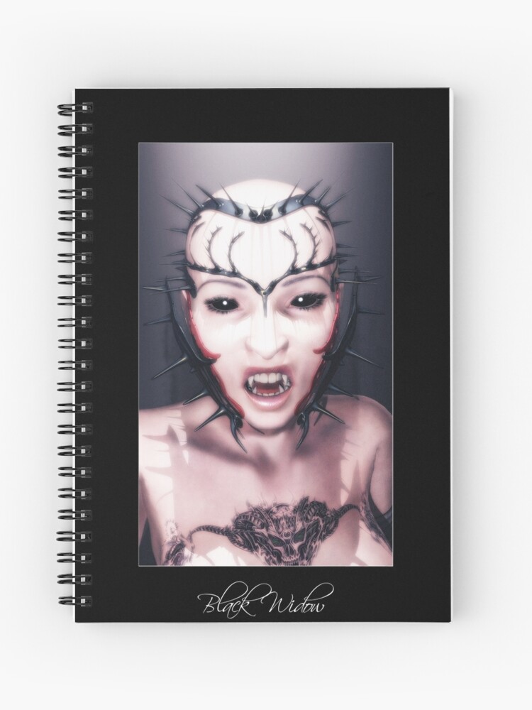 Thumbnail 1 of 3, Journal, Black Widow designed and sold by FrankThomas.