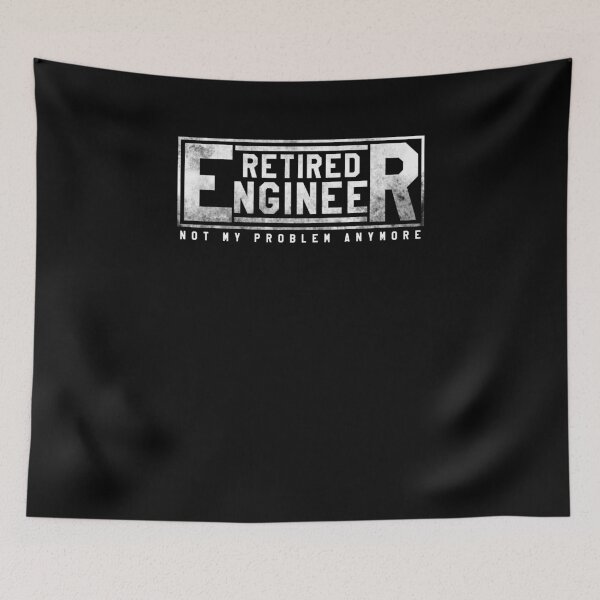 Item preview, Cool Retired Engineer Not My Problem Anymore Retirement Tee designed and sold by LookTwice.